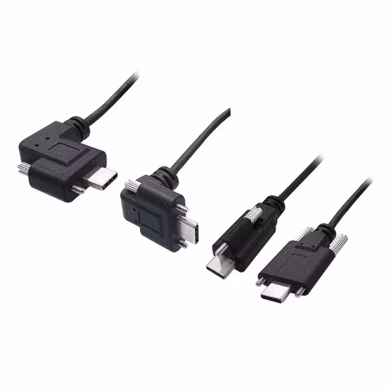 Fabricant prix usine OEM ODM câble d'extension USB type C coudé haut/bas/gauche/droite avec trou de montage sur panneau de vis